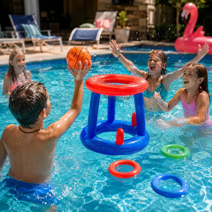 Inflatable Pool Basketball Hoop