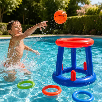 Inflatable Pool Basketball Hoop